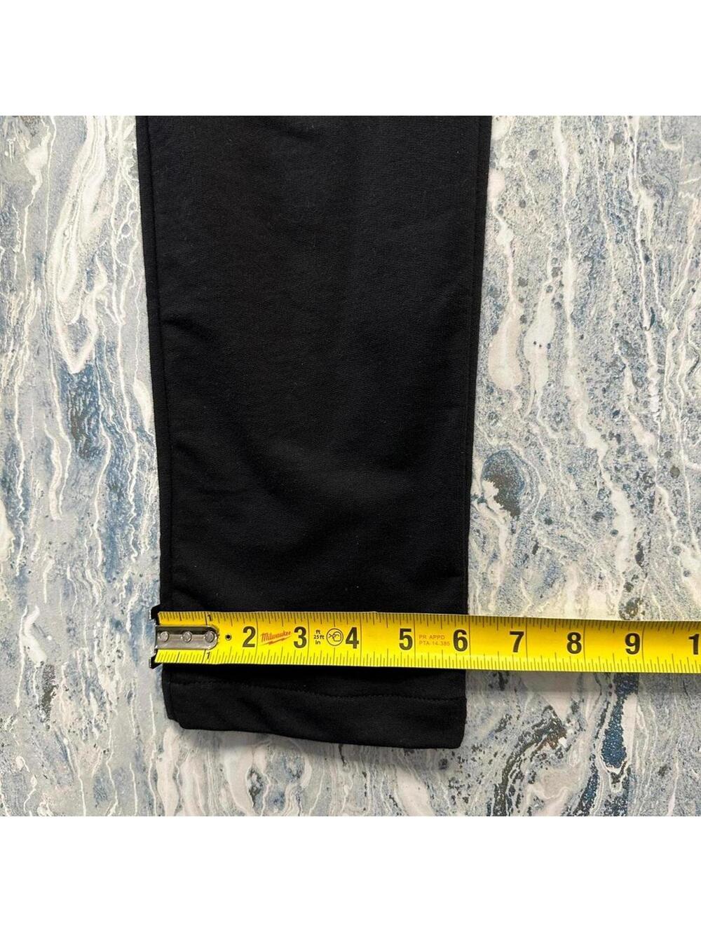 Minimalist boho casual black sweatpants (XL) - Picture 7 of 7